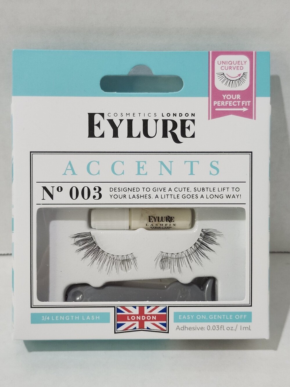 💋5/$25 Eylure No. 003 Black False Eyelashes with Adhesive